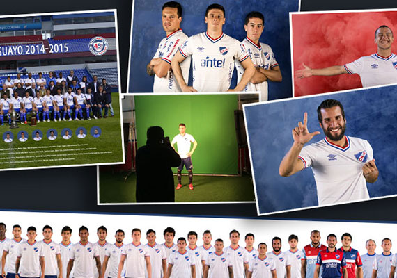 Fotografía oficial para el Club Nacional de Football.